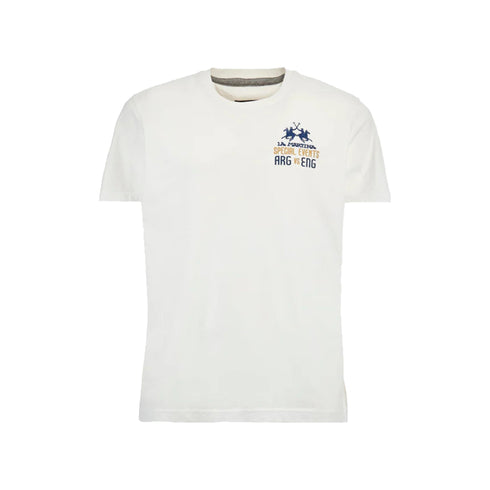 La Martina T-shirt T-shirt Uomo con maxi stampa bandiere S P25 - LA MARTINAMAR601JS388 - 00001 - S - Francavilla Moda